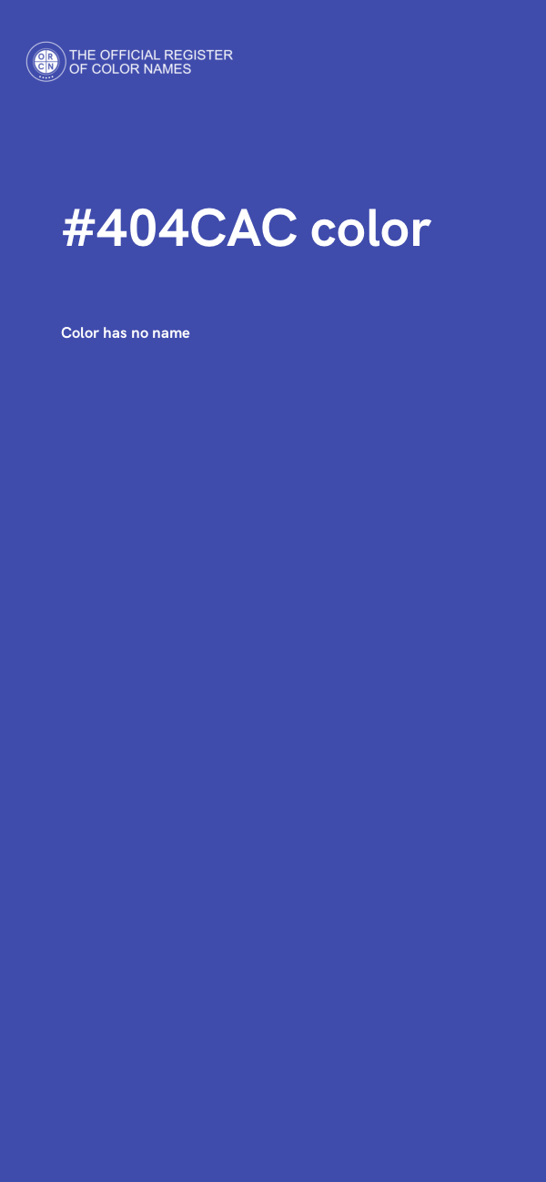 #404CAC color image