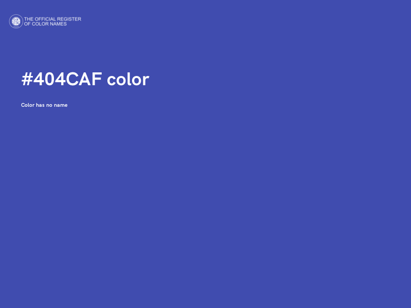 #404CAF color image