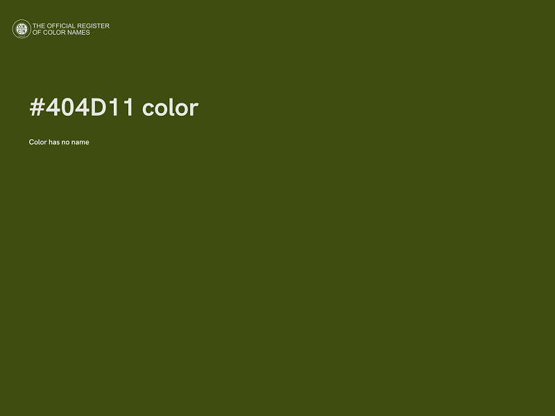 #404D11 color image