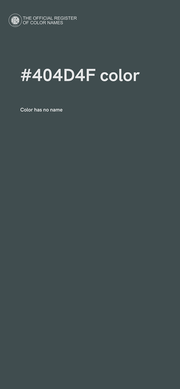 #404D4F color image