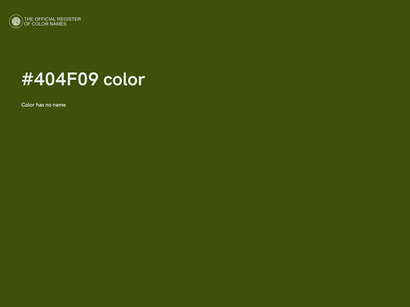 #404F09 color image