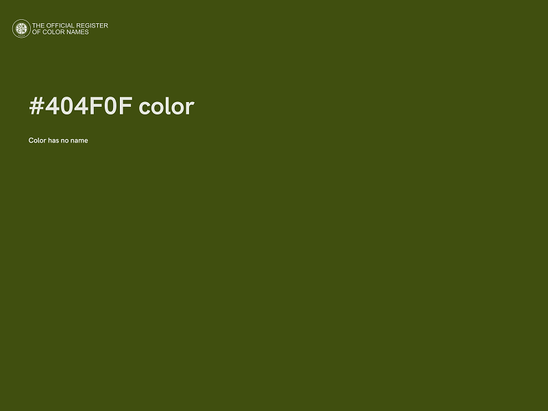 #404F0F color image