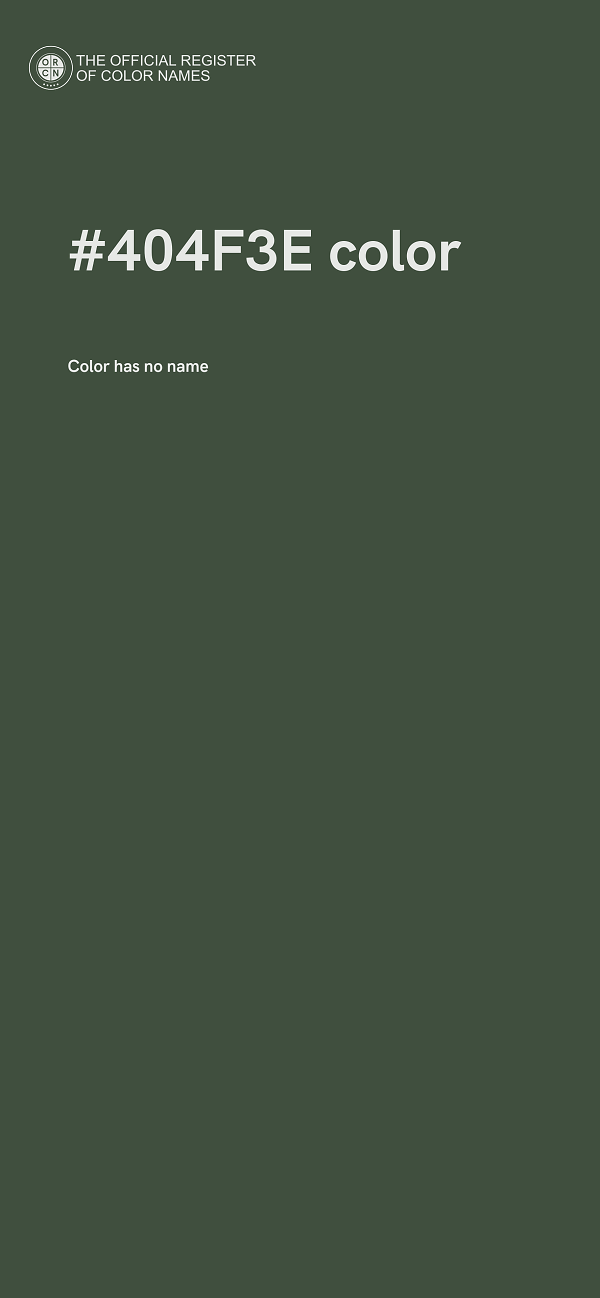 #404F3E color image