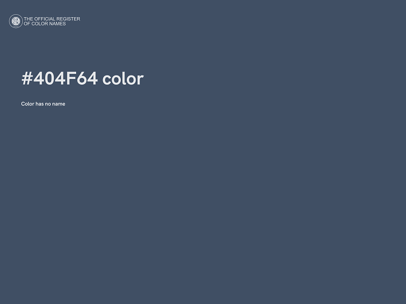 #404F64 color image