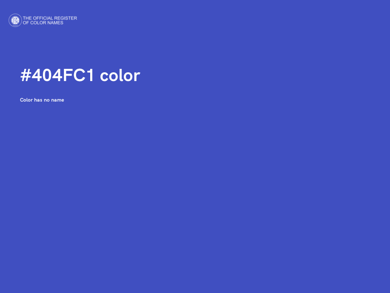 #404FC1 color image