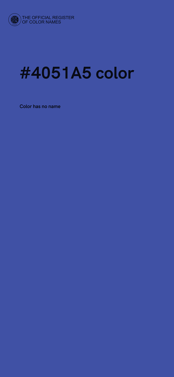 #4051A5 color image