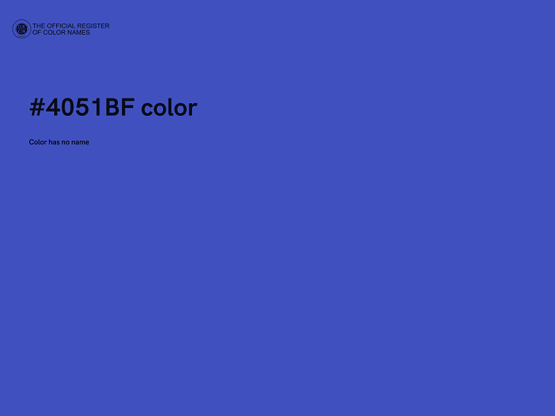 #4051BF color image