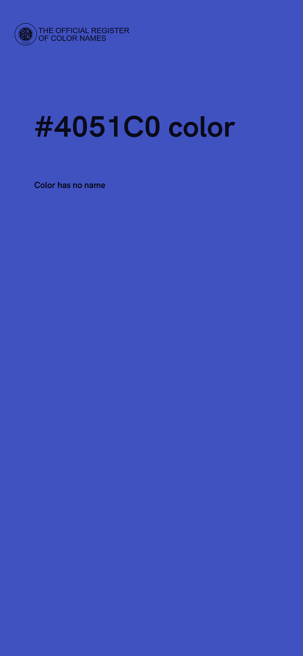 #4051C0 color image