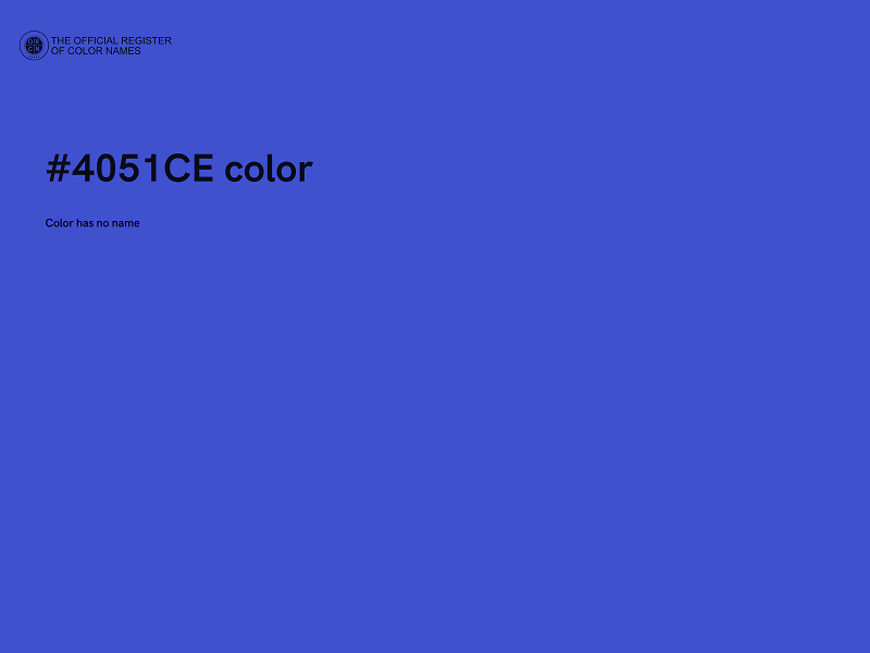 #4051CE color image