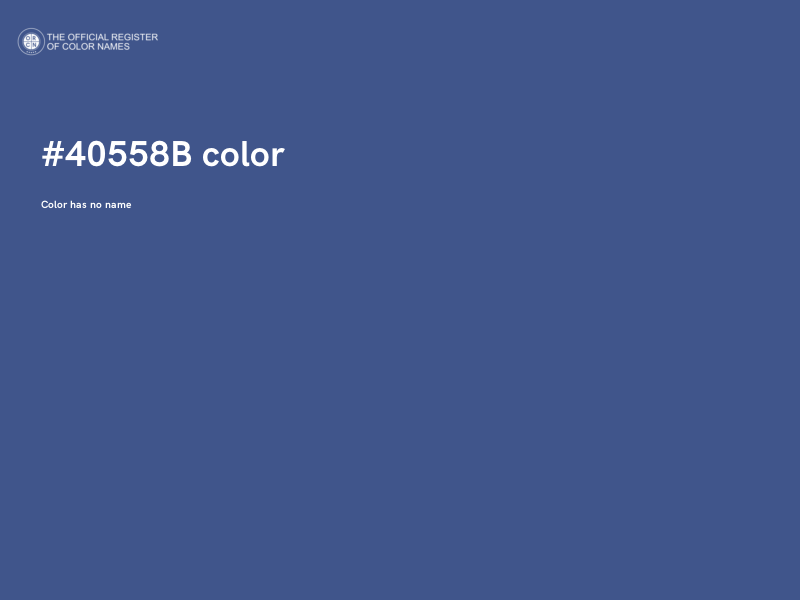 #40558B color image