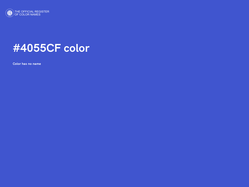 #4055CF color image