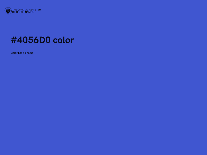 #4056D0 color image