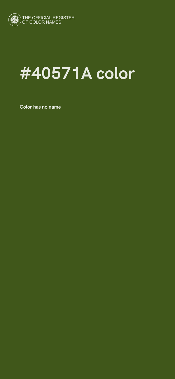 #40571A color image