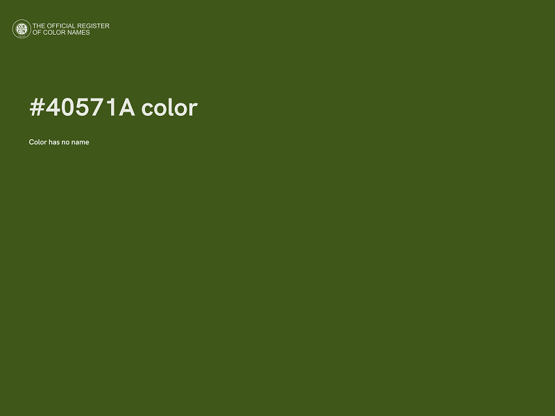 #40571A color image