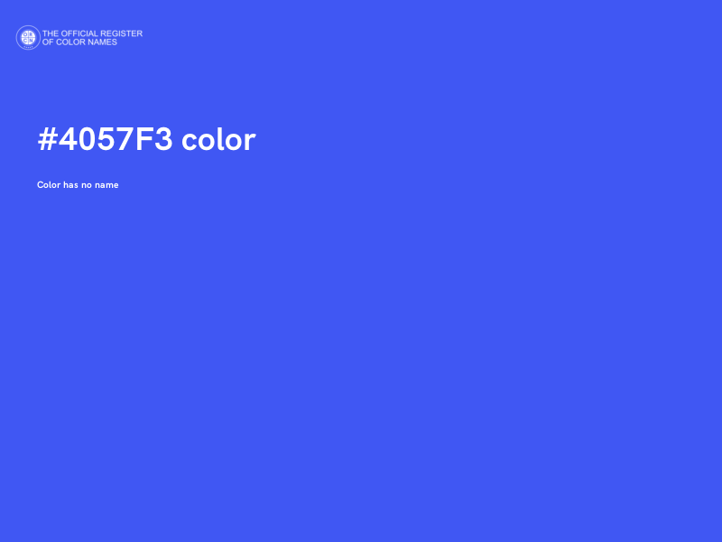 #4057F3 color image