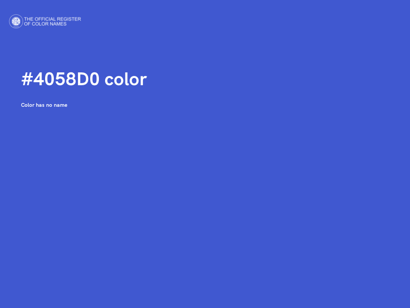 #4058D0 color image
