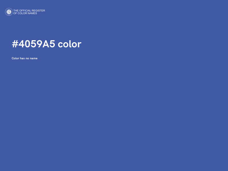 #4059A5 color image