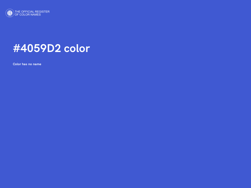 #4059D2 color image