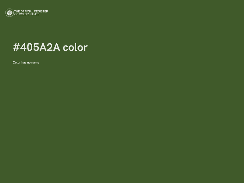 #405A2A color image