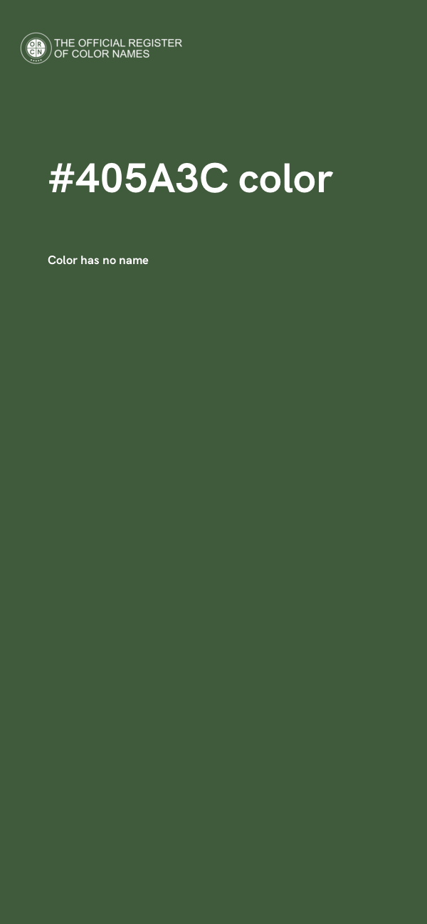 #405A3C color image
