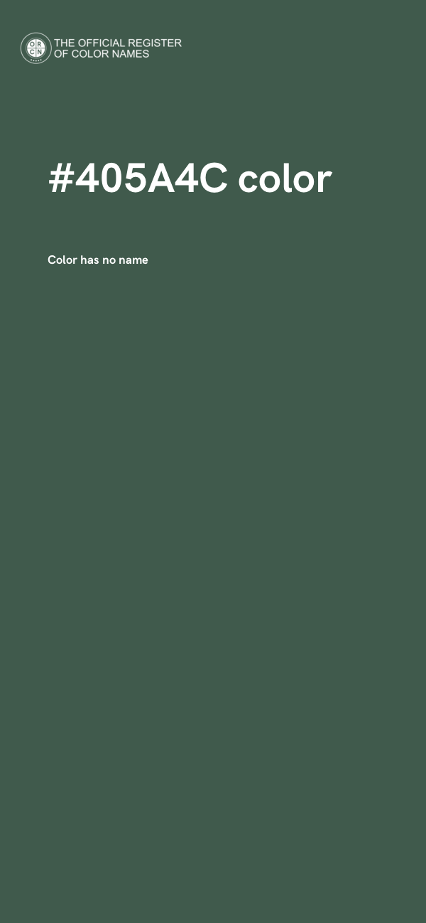 #405A4C color image