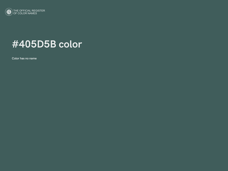 #405D5B color image