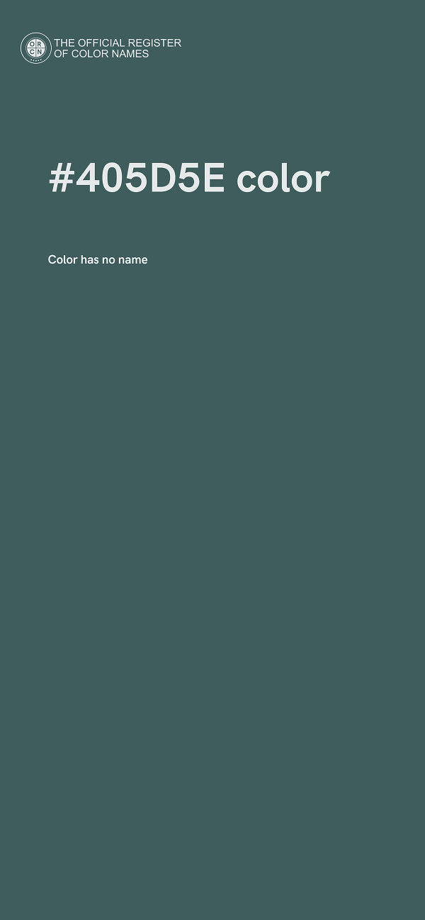 #405D5E color image