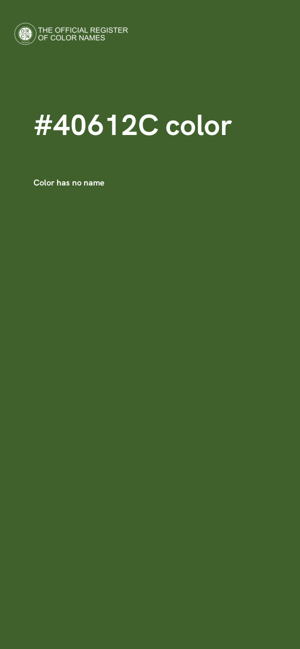 #40612C color image