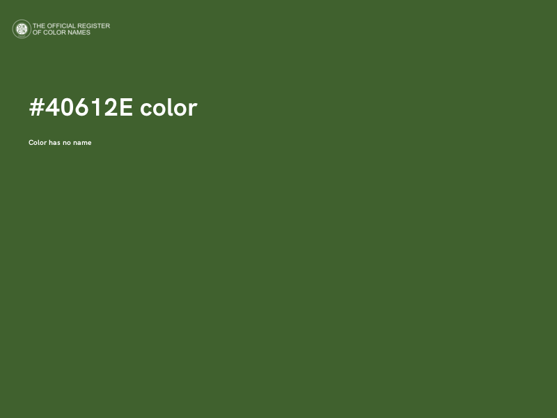 #40612E color image