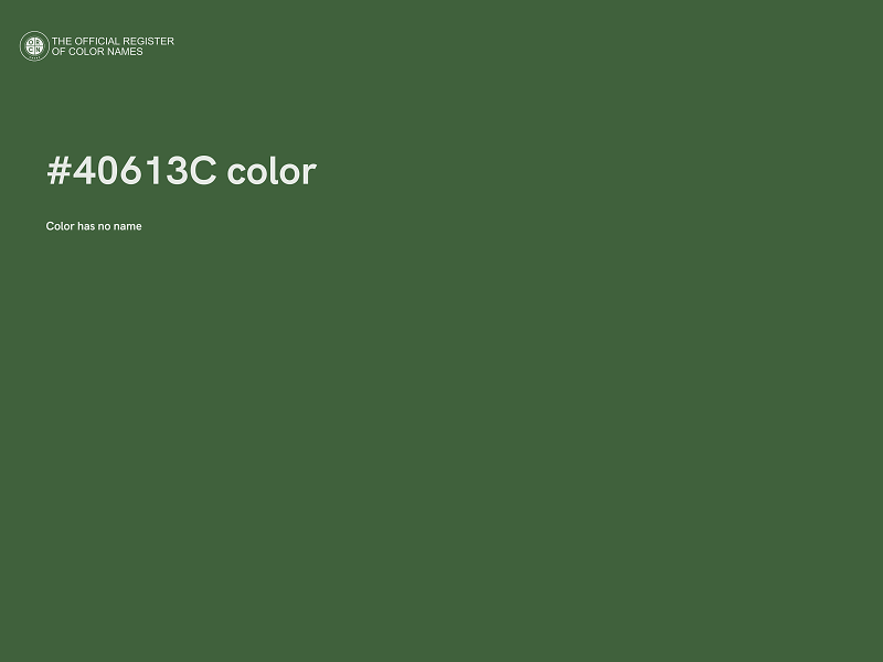 #40613C color image
