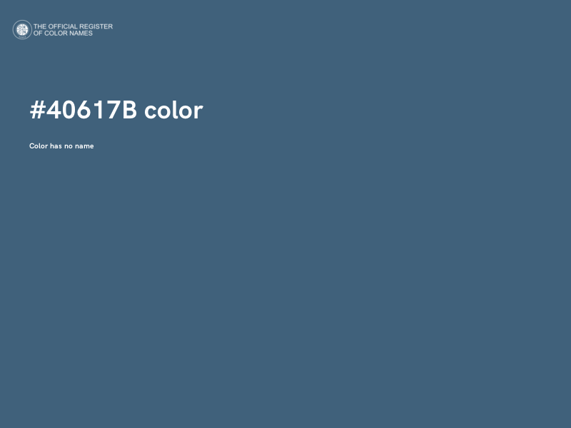 #40617B color image