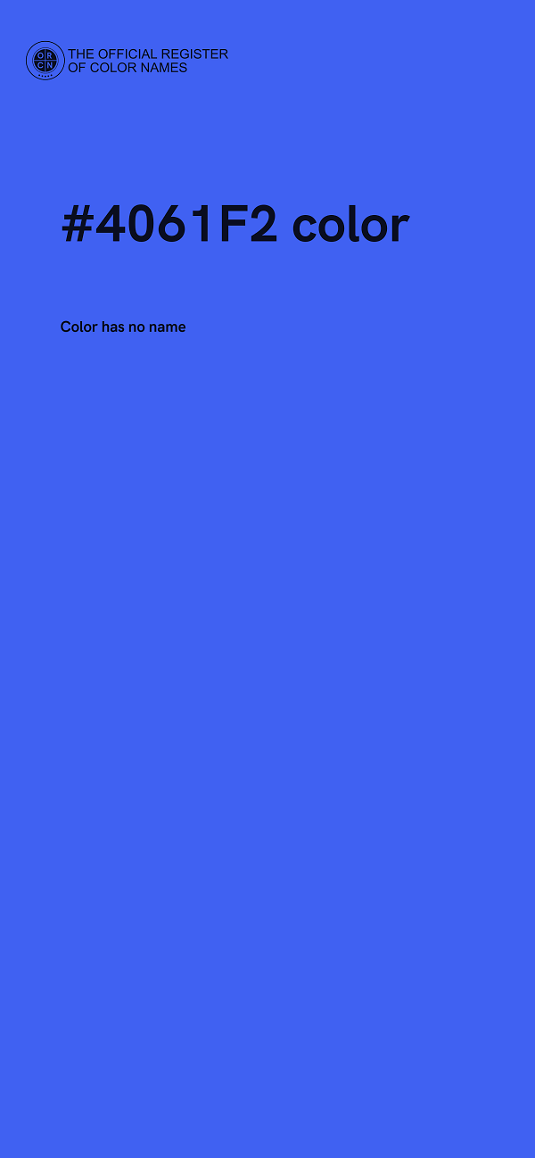 #4061F2 color image