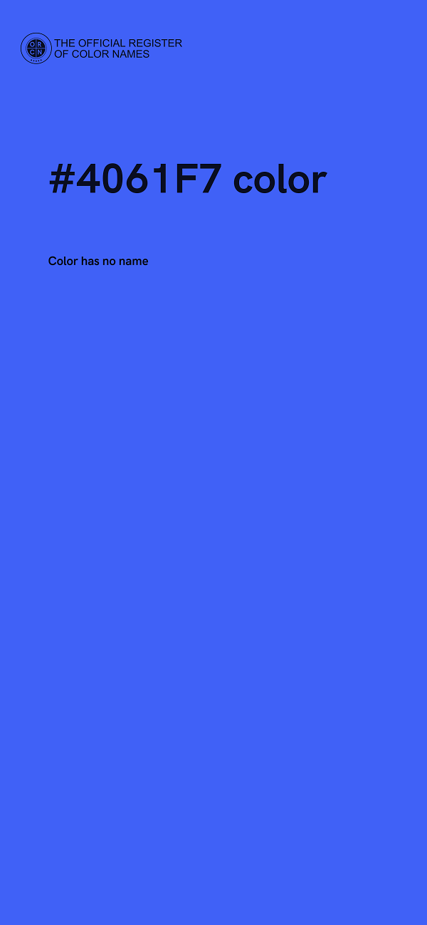 #4061F7 color image