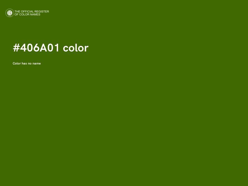 #406A01 color image