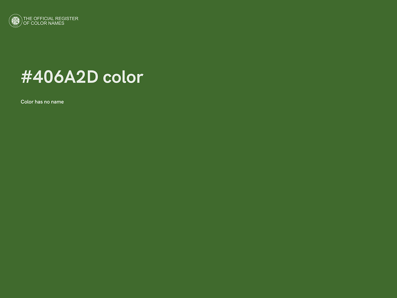 #406A2D color image