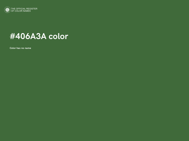 #406A3A color image