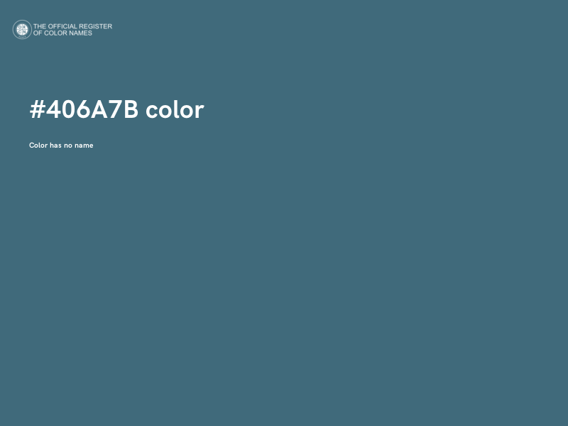 #406A7B color image