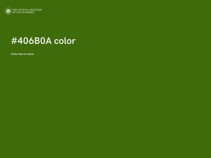 #406B0A color image