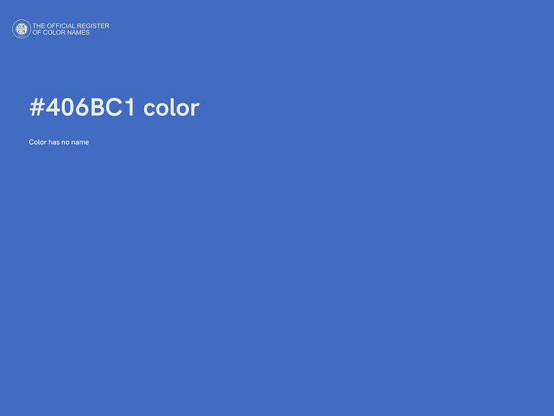 #406BC1 color image