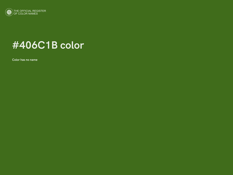 #406C1B color image