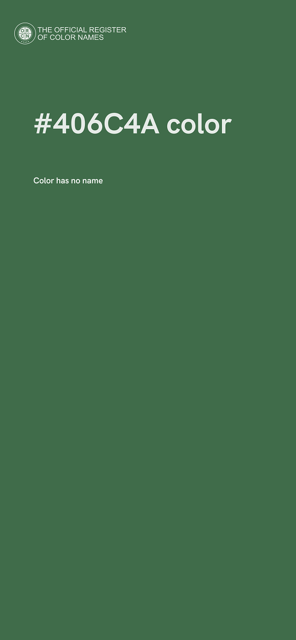 #406C4A color image