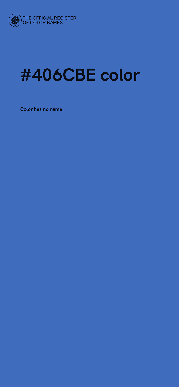 #406CBE color image