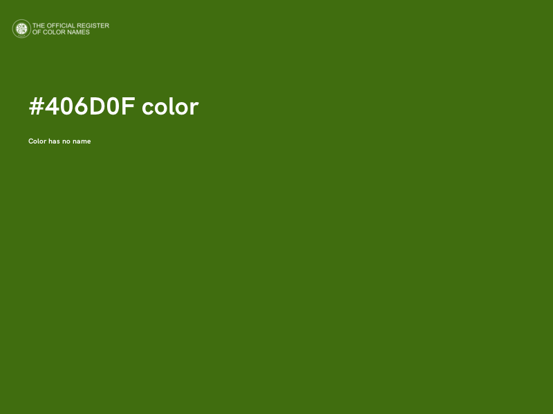 #406D0F color image