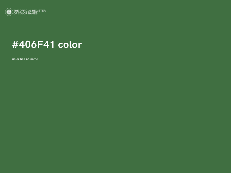 #406F41 color image