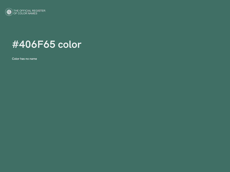 #406F65 color image