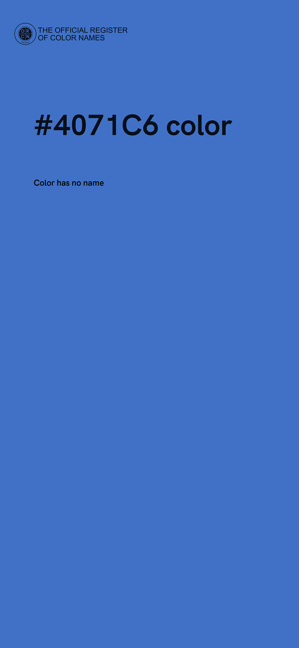 #4071C6 color image