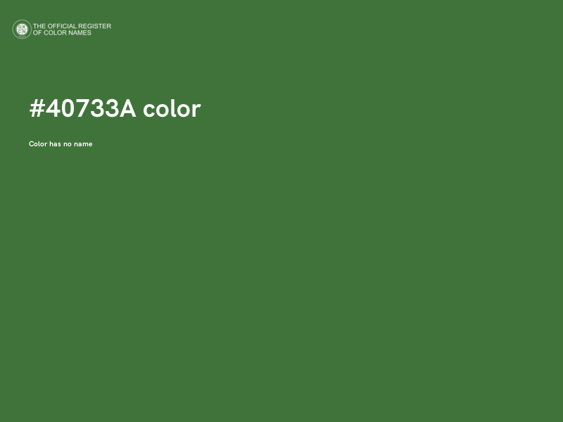 #40733A color image