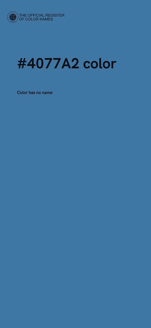 #4077A2 color image