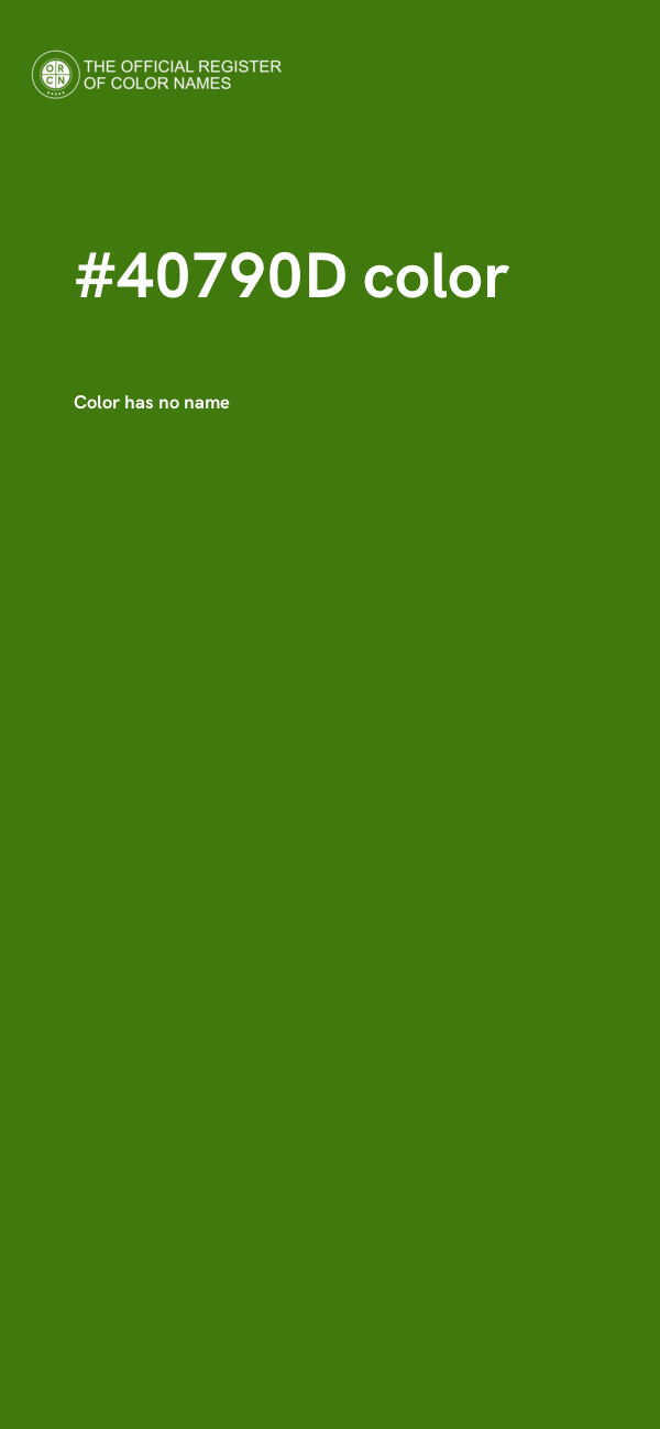 #40790D color image