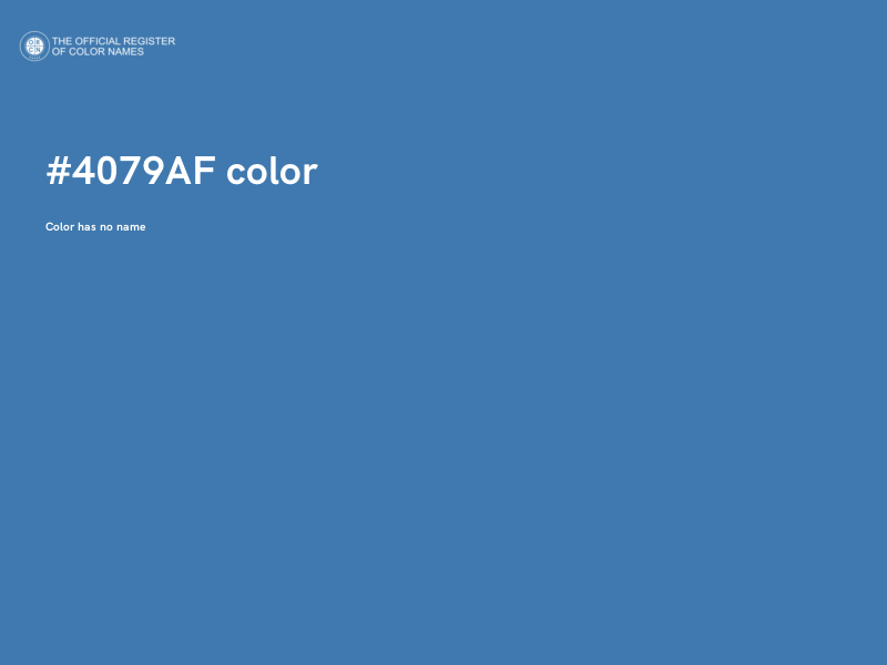 #4079AF color image